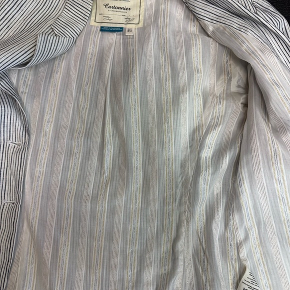 Anthropology Cartonier, Blue and White Striped Blazer by anthropology - Picture 4 of 16